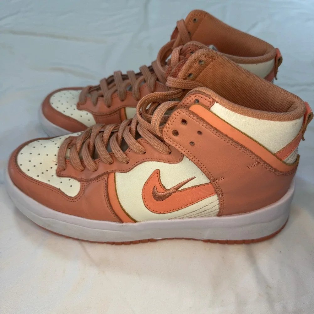 Nike Dunk High Up Sail/Crimson Bliss Women's Sneakers DH3718-107 Size 8.5‎